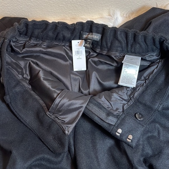 NWT Banana Republic Black Wool Blend Pants - Picture 15 of 15